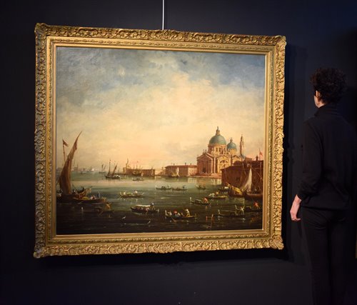 Venice, Panorama of the Grand Canal.